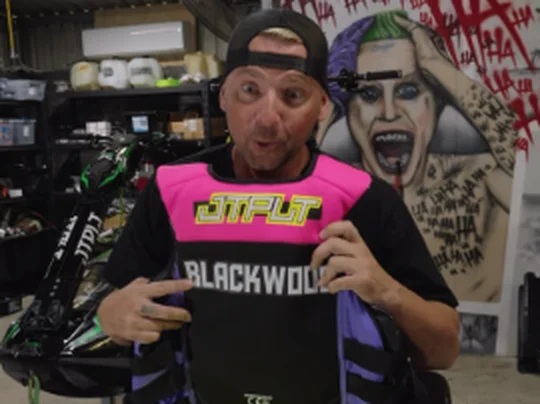 Jimmy Blackwood riding